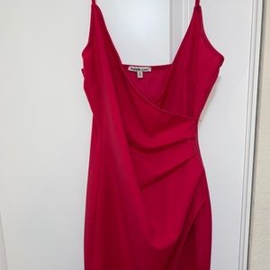 Fitted spaghetti strapped party dress